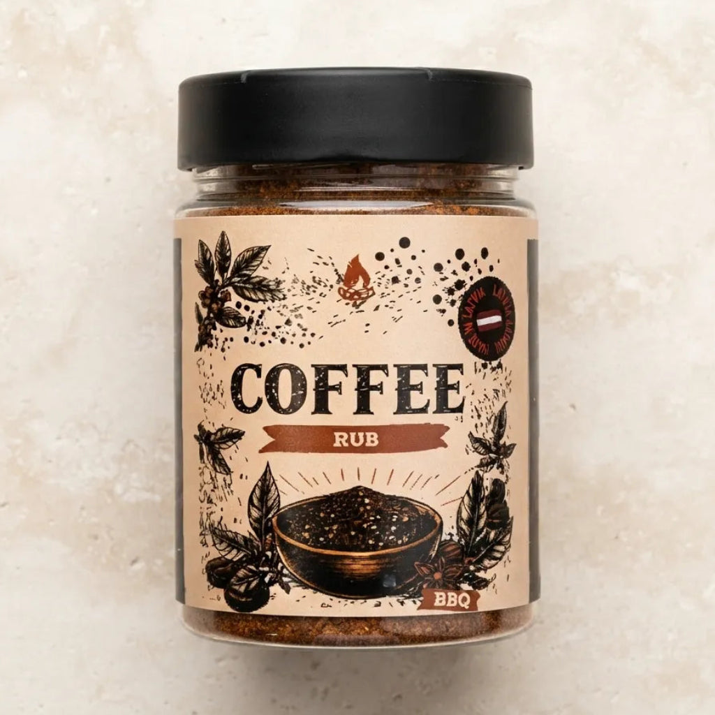 Prieskonių mišinys ,,COFFEE RUB - KAVOS SKONIO’’ 160g.