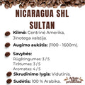 Rūšinės kavos pupelės ,,NICARAGUA SHL SULTAN’’