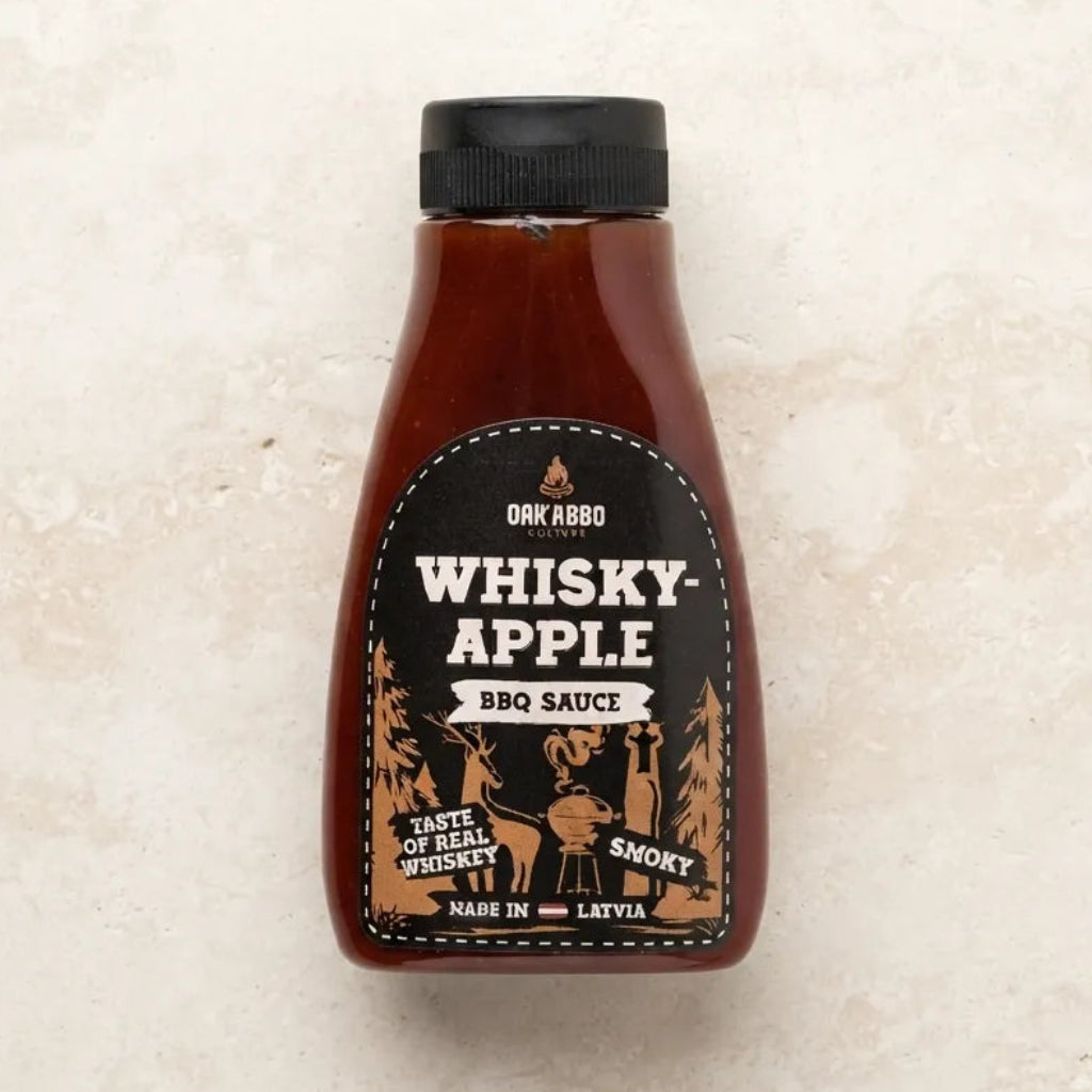 BBQ padažas ,,WHISKY APPLE - VISKIO IR OBUOLIŲ'' 270g.